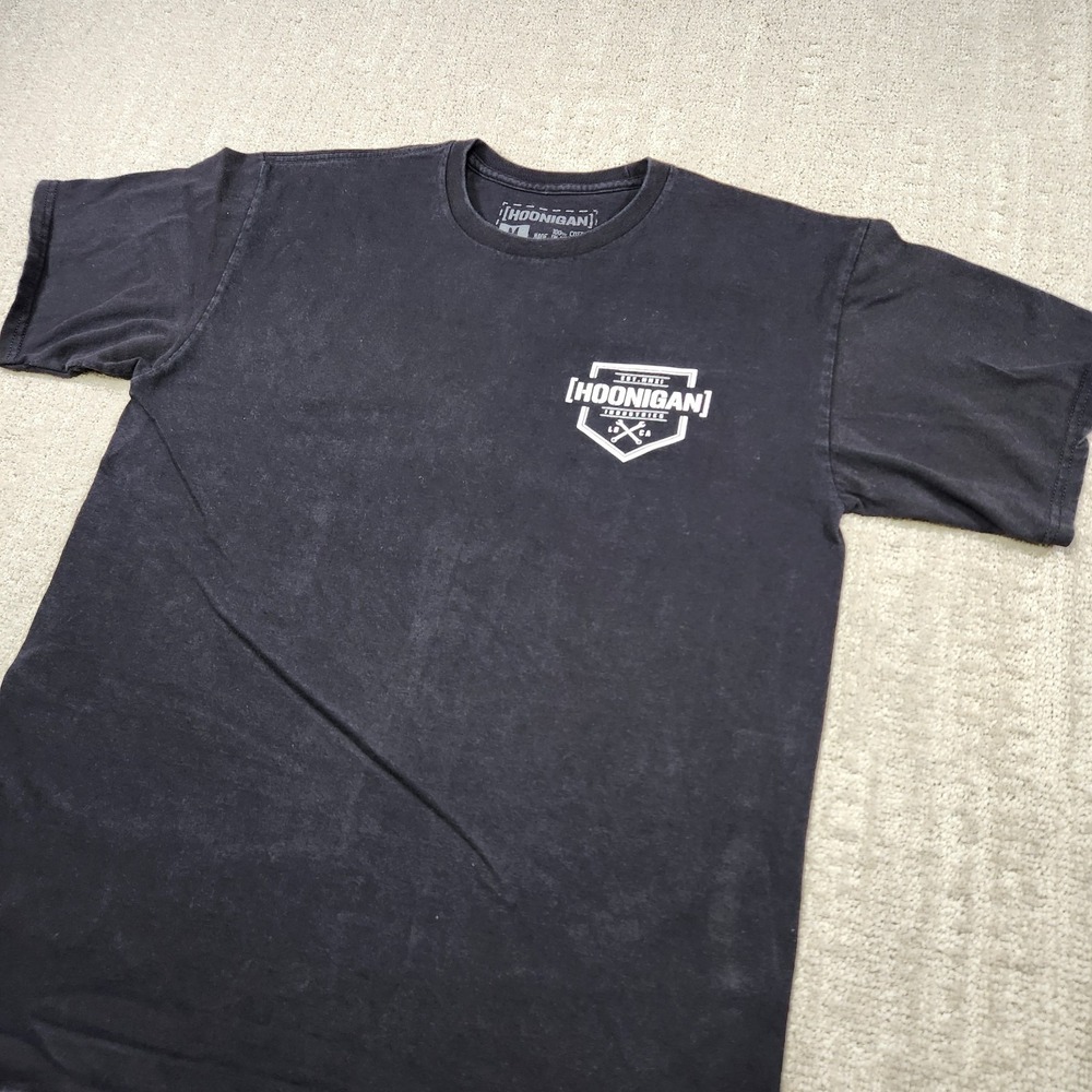 Hoonigan Shirt Men Medium Bracket X‎ Logo Black Motorsports Racing Drifting